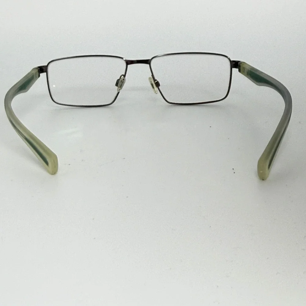 Nike Flexon Eyeglasses Frame 4256 036 Rectangular Gunmetal Green Men Women 21259
